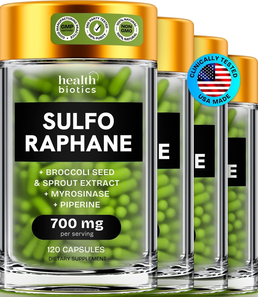 Sulforafane συμπλήρωμα Βιολογικά Broccoli Spruts 