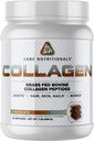 Core Nutritionals Hydrolyzed Collagen Peptides | Tip I & III from Grass Fed Bovine | Saç, Skin, & Nails | Bone & Ortak Destek | 1 Pound (Chocolate)