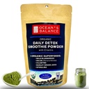 Ocean's Balance Daily Detox Smoothie Toz with Cilantro, Blueberry, Spirulina, Dulse Seaweed & Barley Grass Juice Toz - Easy Digested Smoothie Mix for Detox Cleanse (4 oz - 1 Pack)