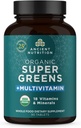 Eski Beslenme Supergreens Multivitamin Tabletleri, Organik Superfood Toz Gerçek Meyveler, Sebzeler ve Herbs, Digestive and Energy Support için, 90 Kont Count Count