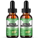 2 Pack 3000 mg Citrus Bergamot Liquid Drops - Yüksek Abvitamin - Immune Support Anti-Aging, Hight Cholesterol - Soursop Bitters, 4 Fl Oz Oz