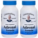 Christopher'ın Orijinal Formulaleri Stres Desteği için Adrenal Formula - Adrenal Destek Supplements - Natural Cortisol Manager - Pack of 2