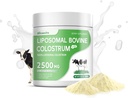 Liposomal Bovine Colostrum Toz - Insanlar için Saf Bovine Colostrum - Gut Support için Grass Fed Colostrum Supplement, Immune Health and Hair growth,72 Şişe başına servisler.180g/6.35 ozz