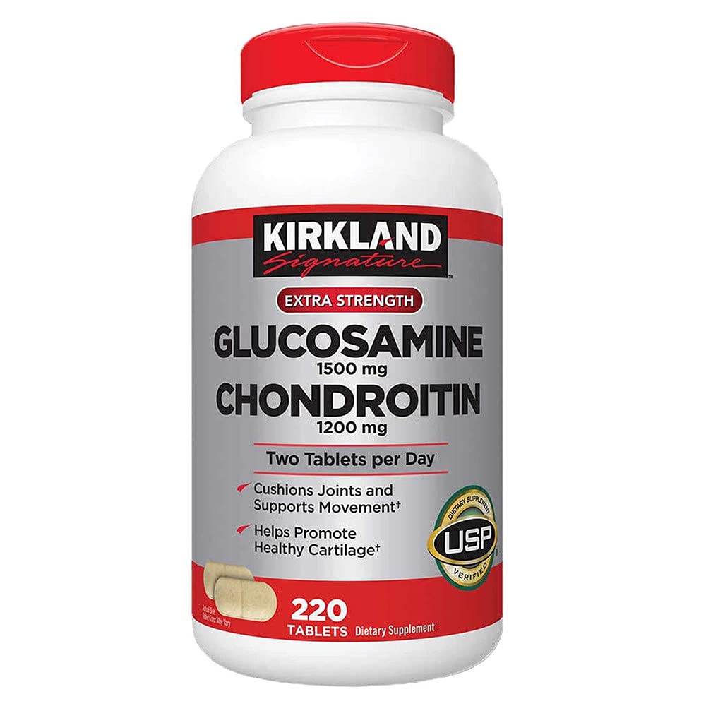 Kirkland Signature Glucosamine & Chondroitin, 220 Tablet (4 Pack)