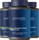 ProHealth Nicotinamid Riboside Pro 500. Patented NR Niagen 500 mg Plus 250 mg TMG. NAD+ Supplement Boosts NAD+. NR Supplement Proven in 300 Studies. 30 Hizmetler (3 Pack)