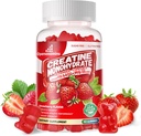 Erkekler ve Kadınlar için Kreatif Monohidrat Gummies Kompleksi - İleri Formula W/L-Taurine + Vitamin B12, Sugar Free Chewable Supplement,90 Strawberry Gummies Kompleksi