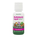 NaturesPlus Animal Parade Children's Liquid Multivitamin - Tropikal Berry Flavor - 8 fl oz - Whole Food Supplement - Vegetarian, Gluten Free - 16 Hizmetler