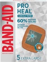 Band-Aid Brand Pro Heal Hydrocolloid Gel Pads, Επιπλέον Μεγάλοι Αδιάβροχοι Επιδέσμοι για Καλύτερη Θεραπεία Μικρών Τραυμάτων, Στείρα Πρώτων Βοηθειών, 5 ct