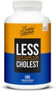LIVELY VITAMIN CO. Daha az Cholest - Dengeli Cholesterol & Circulatory Health - Statin Free - Red Yeast Rice - Bergamot - Resveratrol - CoQ10 - Gluten, Dairy, Soy-Free - 180 Vegan Capsules