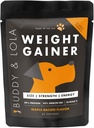 Buddy & Lola Dog Kilo Cüzdanı - Kilo Verme için Köpek Tamamı - Max Muscle Builder için Köpek Protien Toz, Tüm Köpekler ve Breeds Için Yüksek Calorie Supplement. Pro Food Topper - ABD'de Made
