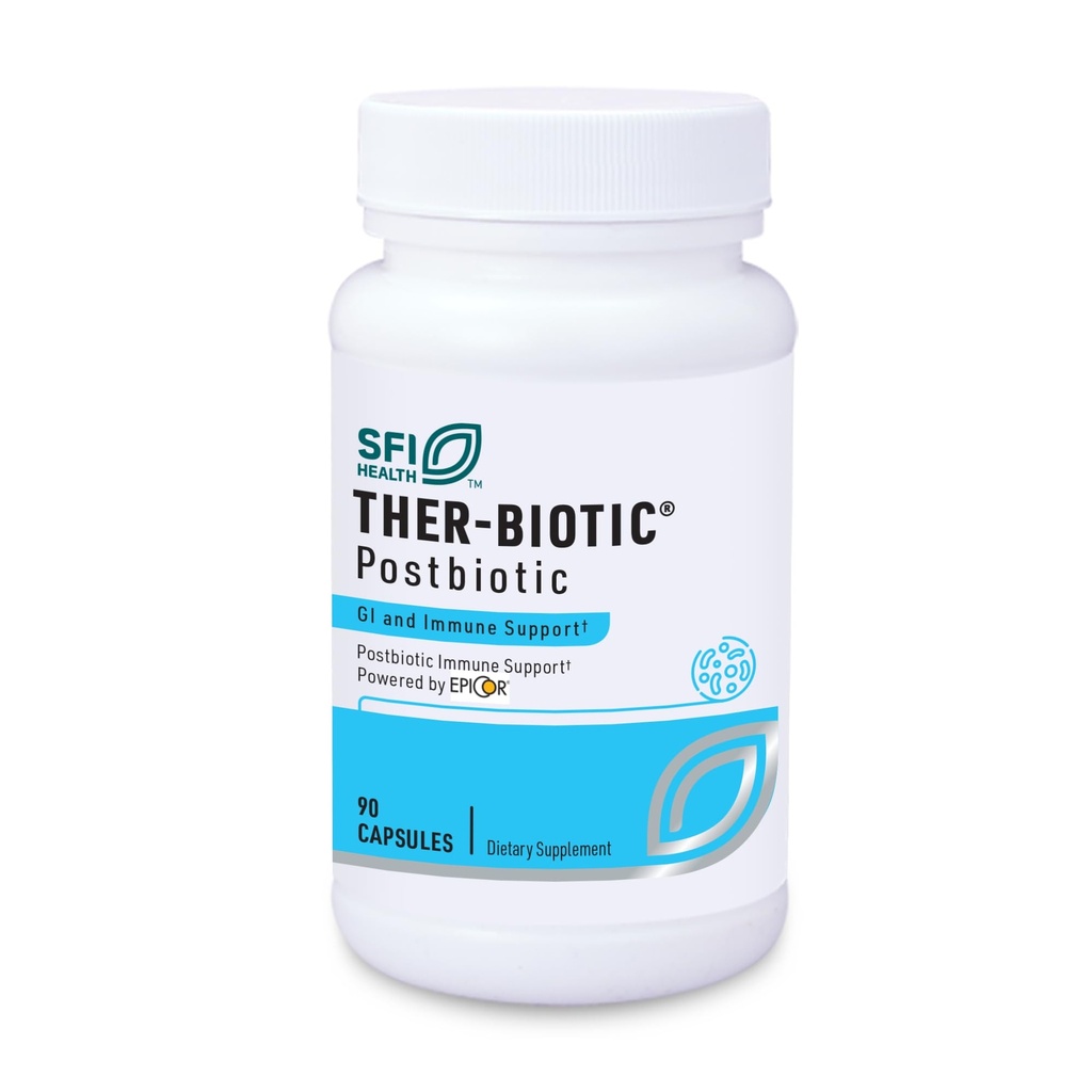 Klaire Labs SFI Health EpiCor - Immune Support Supplement with 500mg Saccharomyces Cerevisiae - Helps Balance Immune Function - Soy-Free, Gluten-Free (90 Vegetarian Capsules)