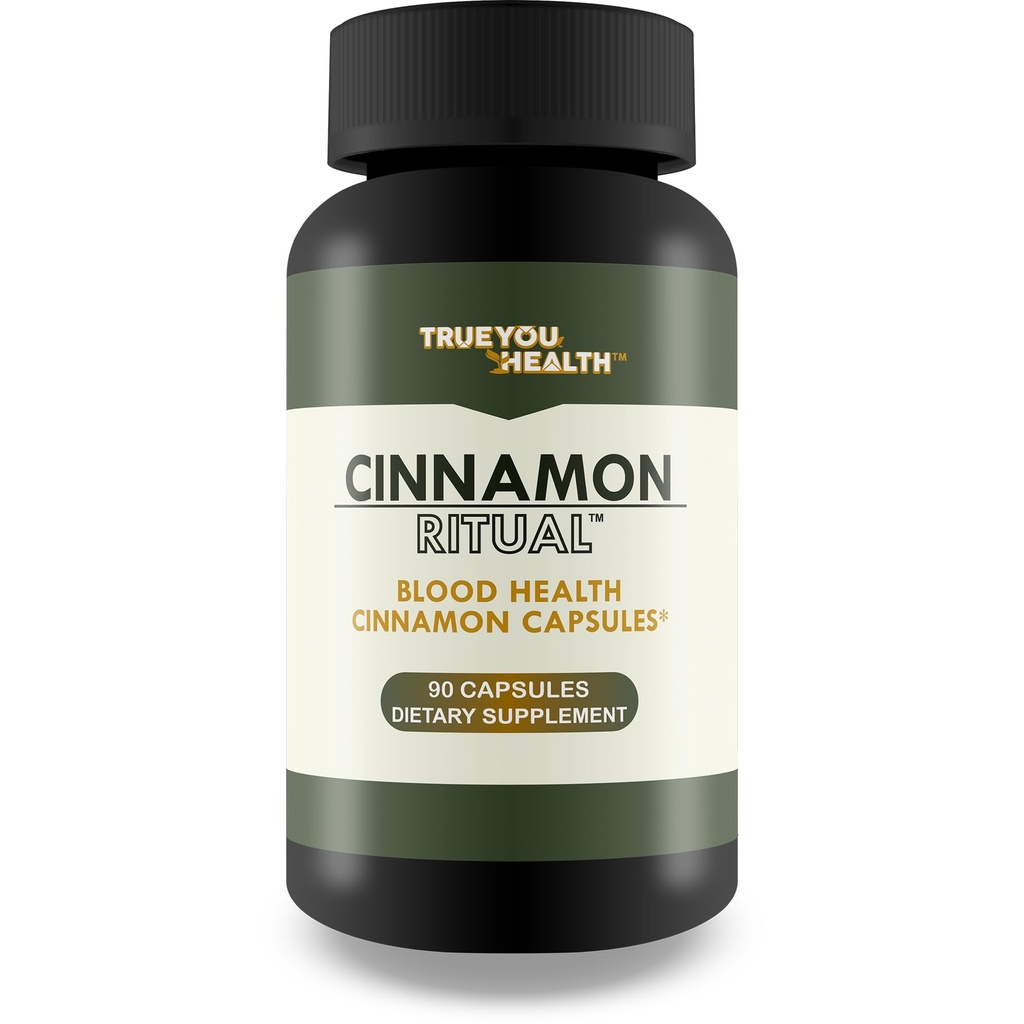 Cinnamon Ritual - En İyi Cinnamon Supplement for Blood Support - Sağlıklı Kan Akışı - Geliştirilmiş Formula W /Turmeric & Vitaminler - Glucose Sıfır Ritual Sugar Health Blood Health Blood Health