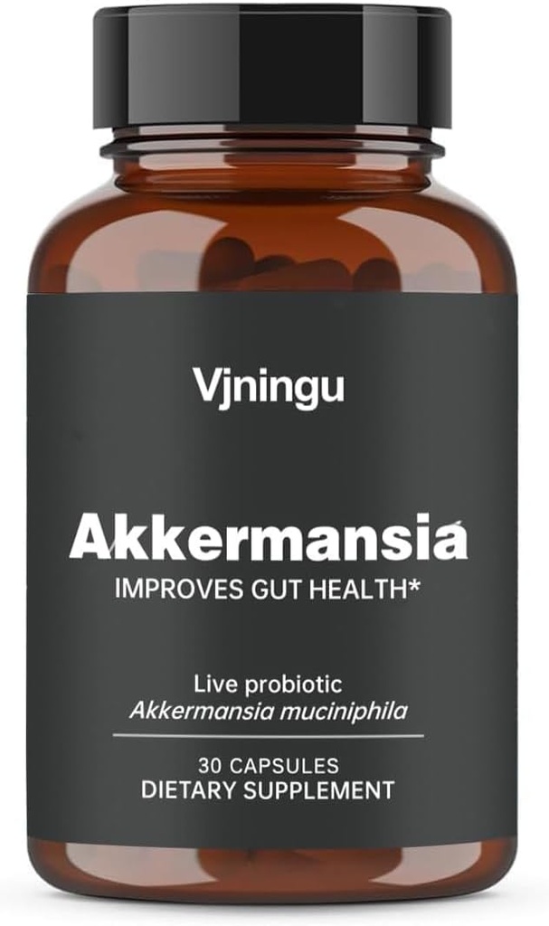 Akkermansia Probiyotik with Prebiyotik Fiber, Arts GLP-1 Production, Third-Party Tested, 100M AFU Live Strain for Gut Health for People (2024 New, 30Capsules, 1Pack)