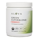 Alaya Organik Super Greens Toz - Premium Green Juice Superfood Supplement Toz - Adaptogens, Antioksis & Probiyotiks Meeting - USDA Organic, Non-GMO, Vegan - 30 Hizmet (Mixed Berry)