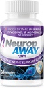 NöropAWAY Nerve Support PM, with R-Alpha Lipoic Acid to Help Nerve Relief in as Little as 5 Days, Acetyl-L-Carnitine, Theanine, Melatonin, and Metilcobalamin, 60 Capsules