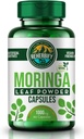 Moringa Capsules Tarafından ReHerbify | 1000 mg, 60 Capsules | Organik Moringa Oleifera Leaf Toz Supplement for Immunity and Wellness