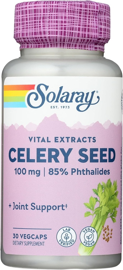 Εκχύλισμα σέλινου SOLARAY 100 mg 