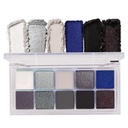 BINGBRUSH 10 Colors Black Smokey Eye, Cool Toned Shimmer Glitter Eye gölge, Natural Neutral Smokey Shiny Eye gölge Ultimate Makyaj Cte, Vibrant Make Up Hardwares Kit