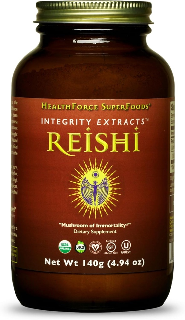 HealthForce SuperFoods Integrity Extracts Reishi - Toz - 140 Grams