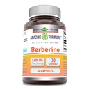 Amazing Formulas Berberine 1000 mg 60 Capsules Supplement | Non GMO | Gluten Free | Made in USA