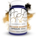 Nootropics Depot Lions Mane Mushroom Capsules | 8:1 Bütün Meyveli Vücut Çiftliği | 500 mg | 60 Kont | Hericium erinaceus