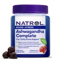 Natrol Ashwagandha Tamam Gummy, 3-in-1 Günlük Stres Desteği, Daha İyi Mood, Azaltılar Occasional Stres ve Fatigue, 30 Gummies, Up to a 15 Day Supply