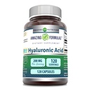 Amazing Formulas Hyaluronic Acid Supplement | 200 Mg Per | 120 Capsules | Non-GMO | Gluten Free | Made in USA