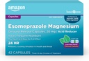 Temel Bakım Esome Magnezyum Gecikmiş-Release Capsules 20 mg, asit dağılımı, Cool Mint, 42 Kont (3 14 Paket)