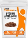BulkSupplements.com Pygeum Africanum Extract Powder - από το Pygeum Bark, Συμπλήρωμα Διατροφής - Χωρίς γλουτένη - 5g ανά Σερβίρισμα, 250g (8.8 oz) (πακέτο του 1)