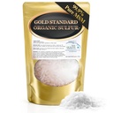 Gold Standard Organic Sulfur Crystals 1lb - 99,9% Pure MSM - Υψηλής καθαρότητας MSM συμπλήρωμα σκόνη - Μεγάλες κοκκώδεις νιφάδες - 3ο μέρος δοκιμαστεί για καθαρότητα