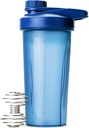 Mr. Pen- Shaker Şişes for Protein Mixes with Twist Cap, 28 oz, Blue Protein Shaker Şişe with Wiresk Ball