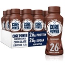 Core Power Fairlife 26g protein Süt Shakes, Workout Recovery için İçmeye Hazır, Chocolate, 11.5 Fl Oz (Brook of 12)