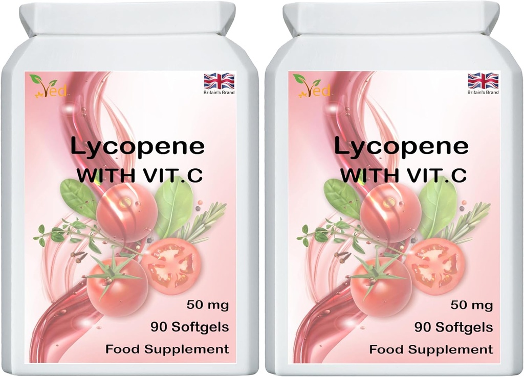Ved Lycopene Supplement 50 mg (Pack of 2)