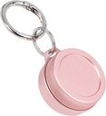 Daily Metal Carrying Case - Φορητό Keychain Pill Holder, Αδιάβροχο Μικρό Ταξιδιωτικό χάπι Container για Earplugs Coins, Συμβατό με Loop, Eargasm & Vibes, Compact Mini Purse Pill Box (Pink)