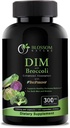 DIM Supplement 300 mg with Broccoli 200 mg BioPerine 10 mg-Hormone and Estrogen Balance for Women & Men,Menopause Relief,PCOS & PMS Support,Hormonal Acne Tedavisi-120 Caps,Diindolylmethane 150mg per Caps