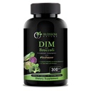 DIM Supplement 300 mg with Broccoli 200 mg BioPerine 10 mg-Hormone and Estrogen Balance for Women & Men,Menopause Relief,PCOS & PMS Support,Hormonal Acne Tedavisi-120 Caps,Diindolylmethane 150mg per Caps