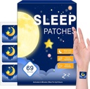 Yetişkinler için Sleep Patches, Melatonin Patches For Sleep Adult, All-Do Doğal Deep, Kadınlar ve Erkekler için Uygun, Rahat Rest, 69