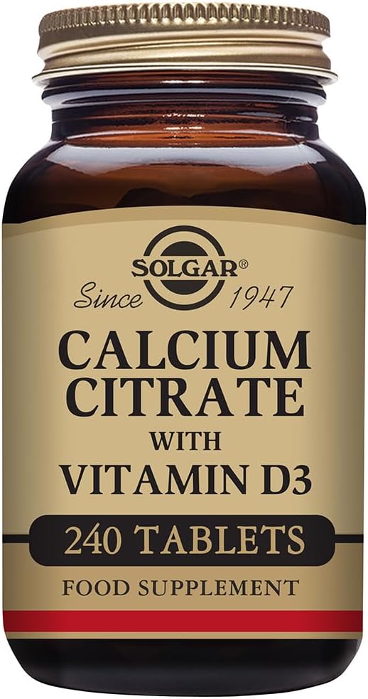 Solgaro Citrate with Vitamin D3 Tablets, 240 Kont (4000'in)