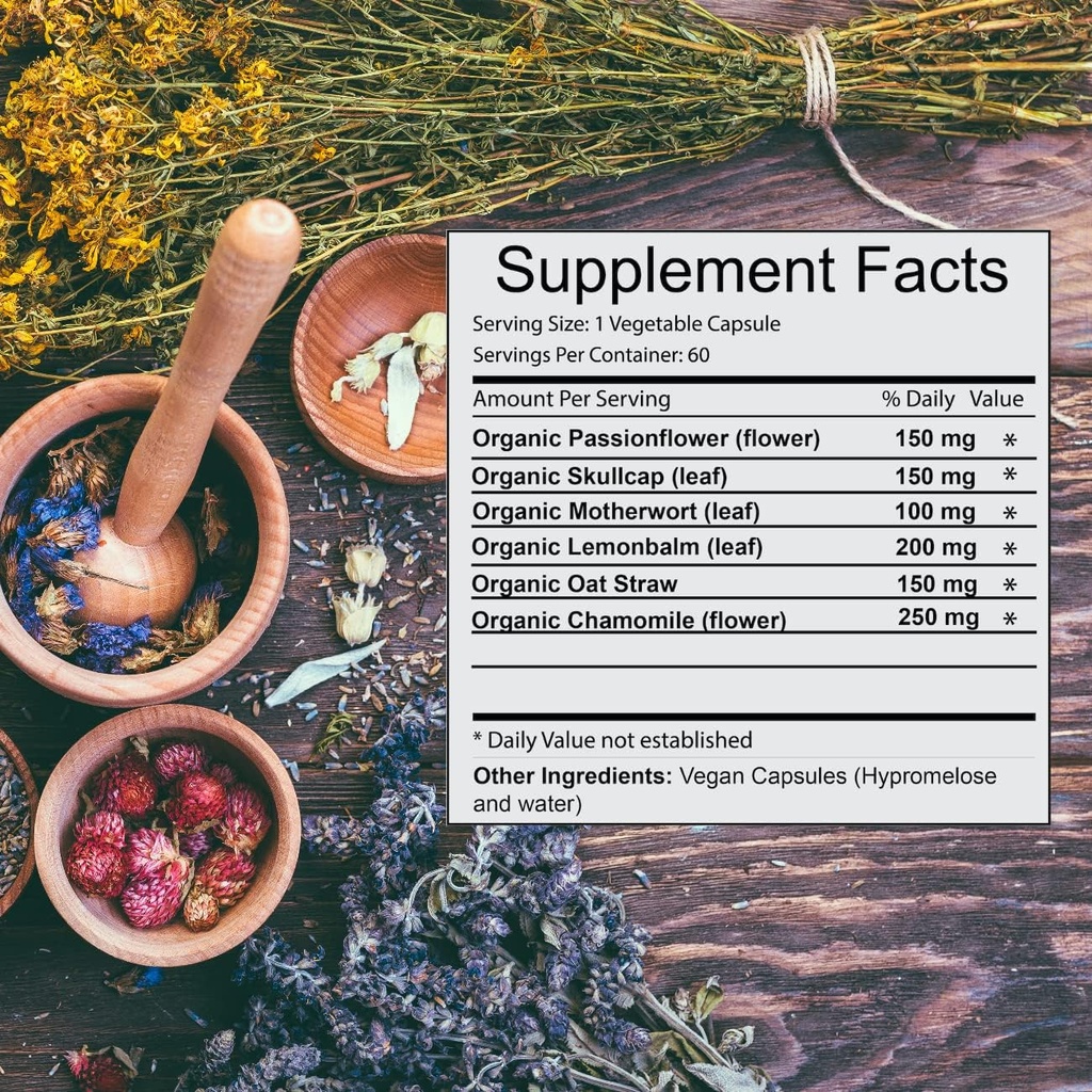 Khroma Herbal Ürünleri Travması - Organik Travma Desteği - Cam Şişes USDA Organik, Vegan, Kosher, 3rd Parti Test Edildi