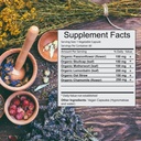 Khroma Herbal Ürünleri Travması - Organik Travma Desteği - Cam Şişes USDA Organik, Vegan, Kosher, 3rd Parti Test Edildi