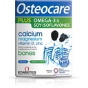 Vitabiyotiks Osteocare Plus 2in-1 Formula - D3, Magnezyum, çinko ve Omega-3 | Bone Health ve Immunity Multivitamin Supplement for Men and Women - 90 Tabletler -