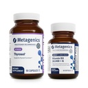 Metagenics Sche - Thyrosol & D3 10.000 + K - 90 Tiroid Sağlığı için Seninrosol Sayısı - D3 10.000 + K Immune Desteği için 60 Softgels, Bone Health & Heart Health