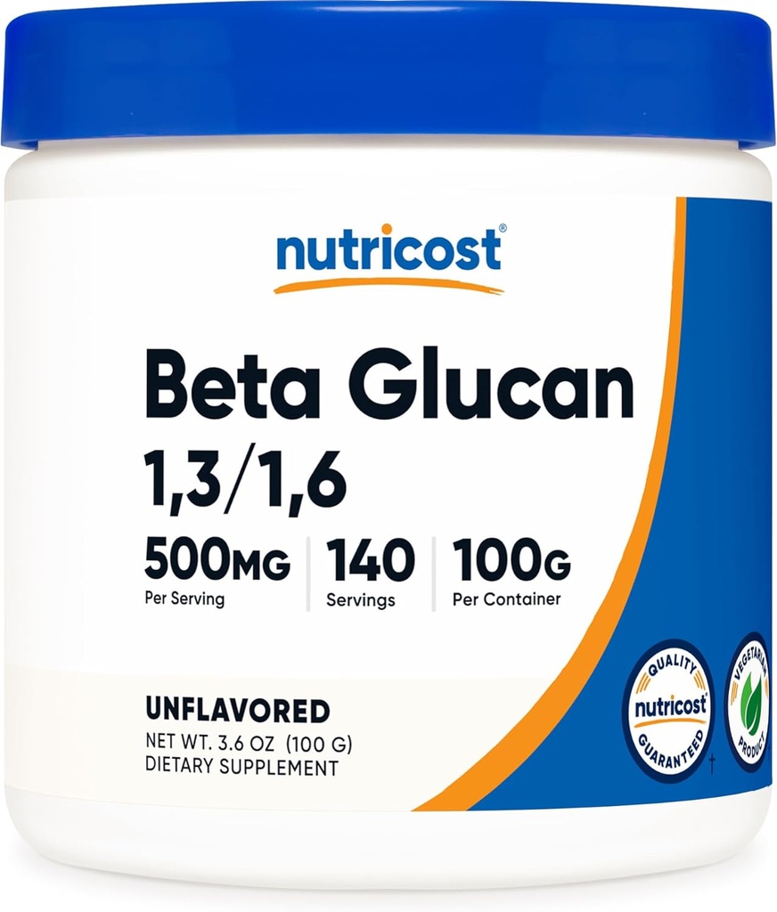 Nutricost Beta Glucan Toz 100 Grams - 1.3/1,6 - GMO