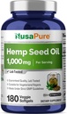 1.000mg έλαιο κάνναβης NusaPure ανά υπηρεσία, 180 Veggie Softgels, μη ΓΤΟ, Vegan