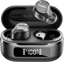 TOZO NC9 Hybrid Active Gürültü Kablosuz Earbuds, 6 Mics ENC Clear Call, IPX8 Sular, Kulak Bluetooth 5.3 Kulaklıklar Stereo Bass Ear Buds 59H Camtime with LED Display 32 EQs via APP