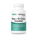Fairhaven Health Myo-Inositol and D-Chiro Inositol Supplement for Women | 40:1 Oran | Kadın ve Hormon Dengesi için Kadın Davranış Tamam * | Vegan | 120 Myo & D-Chiro Inositol Capsules