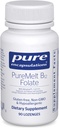 Pure Encapsulations PureMelt B12 Folate - L-5-MTHF ile Aktif B Vitamini - Metabolism Support & Red Blood Hücre Fonksiyonlu* - Non-GMO & Vegan - 90 Lozenges