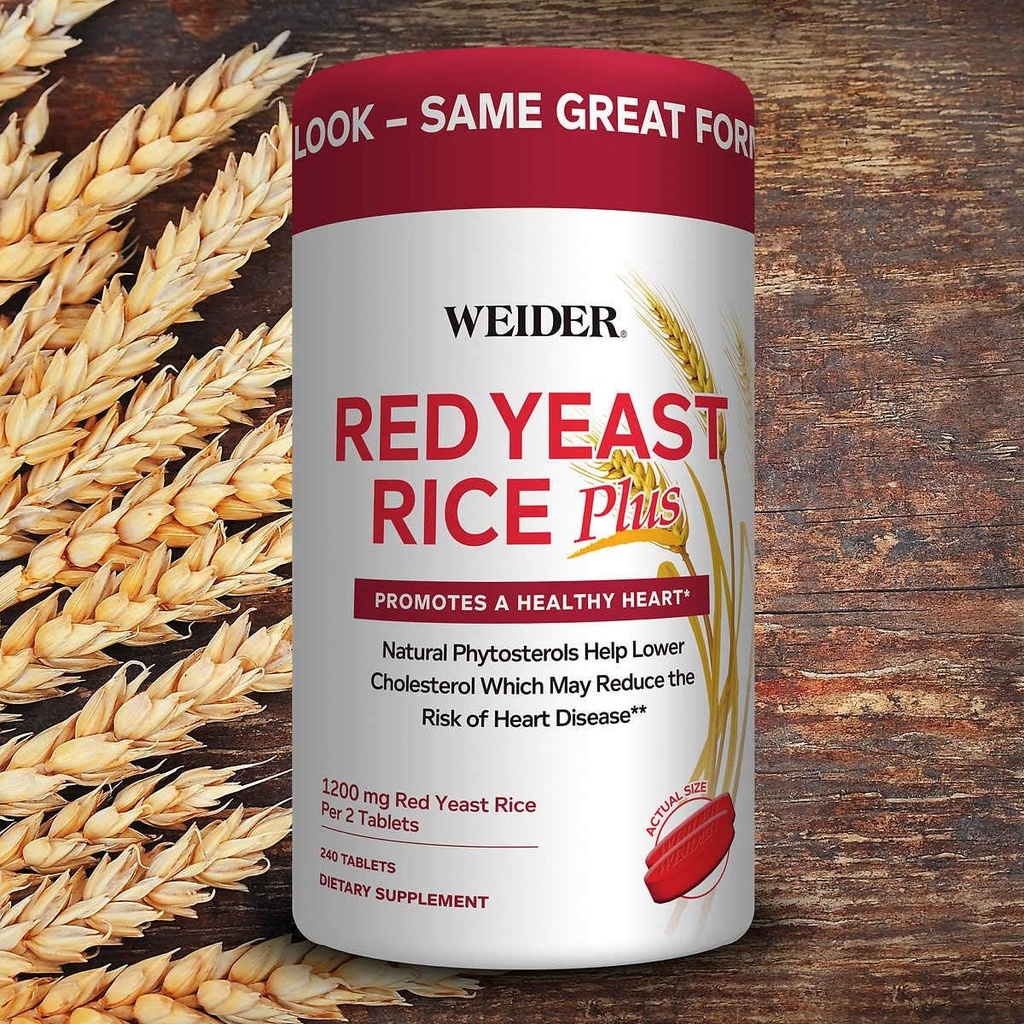 Red Yeast Rice Plus 1200 mg, 240 Tablet Bitki Phytosterols 850 mg. per Service .#B