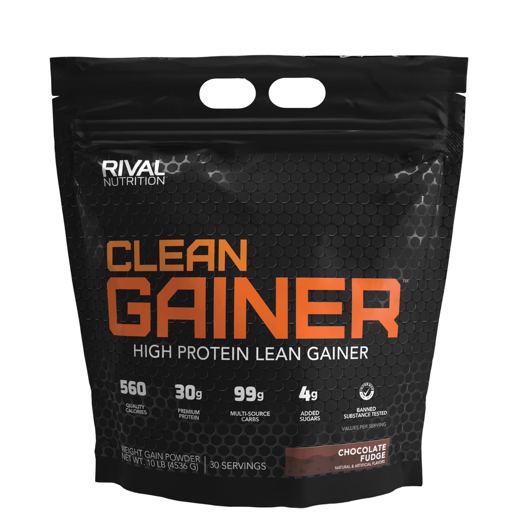 RIVAL NUTRITION Clean Winer- Chocolate Fudge, 10lbs.