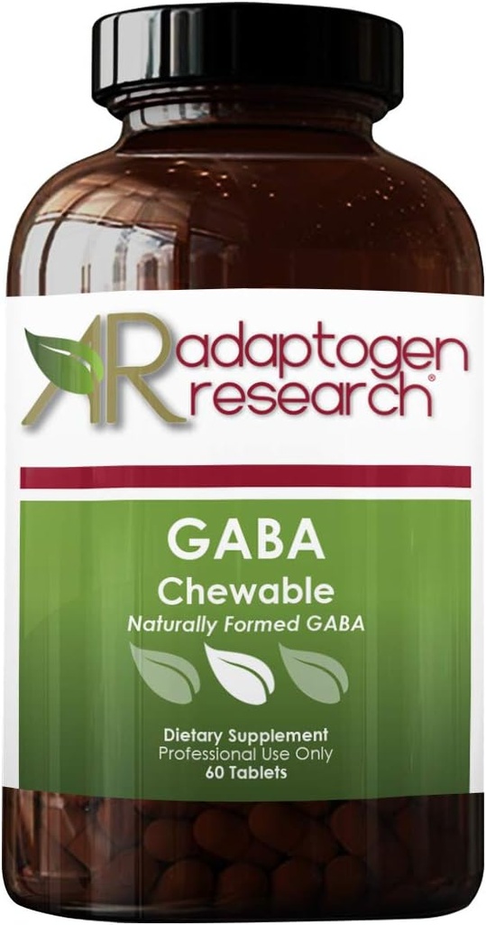 Gaba Chewable | hizmet başına 200 mg | Hızlı absorpsiyon | Destekler Calm & Restful Sleep / 60 Chewable Tabletler